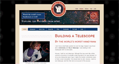 Desktop Screenshot of buildingatelescope.com