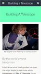 Mobile Screenshot of buildingatelescope.com