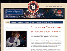 Tablet Screenshot of buildingatelescope.com
